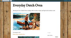 Desktop Screenshot of everydaydutchoven.com