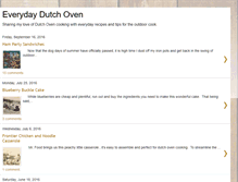 Tablet Screenshot of everydaydutchoven.com